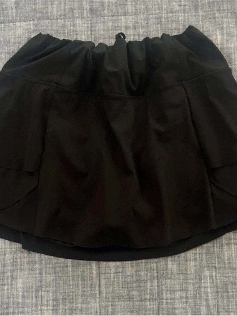 Athleta Black Layered Tennis/pickleball skirt